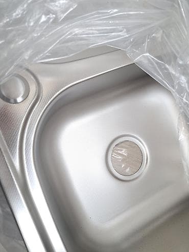 moyka metbex ucun: Yeni Düzbucaqlı Mətbəx çanağı, Paslanmaz polad, Ünvandan götürmə — 3