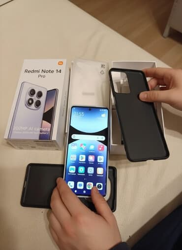 xiaomi airdots pro 2 qiymeti: Redmi Note 14 Pro, 512 GB, rəng - Mavi, Sensor, Barmaq izi, İki sim kartlı — 1