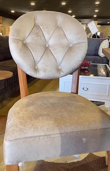 islenmis masa: Mebel dəsti – müasir klassik üslub - Konsol: Ağ gövdə və təbii ağac — 3