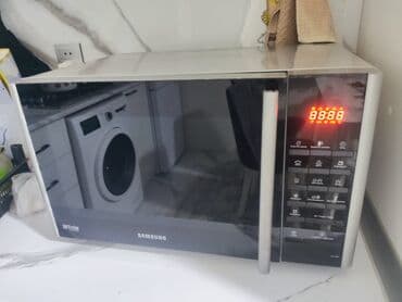 ödül soba: Mikrodalğalı soba Samsung, Ayrıca dayanan, Mikrodalğalar ilə, rəng - Gümüşü — 1