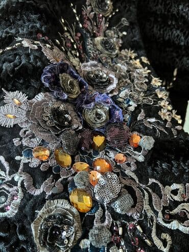 велюровые женские костюмы: Пиджак, Dolce & Gabbana, Велюр, XL — 4