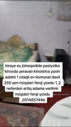 guneslide kiraye: 40 м², 1 комната, Телефон, Газ, Электричество — 1