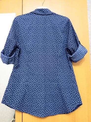 Dəstlər: Xanım üçün göy rəngli üzəri naxışlı dartılan yumşaq materialdan — 3