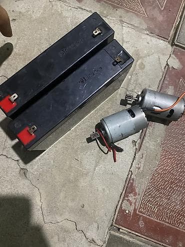 atım qurğu b: Uşaq elektro-avtomobili üçün hissələr dəsti - 2 ədəd akkumulyator — 1
