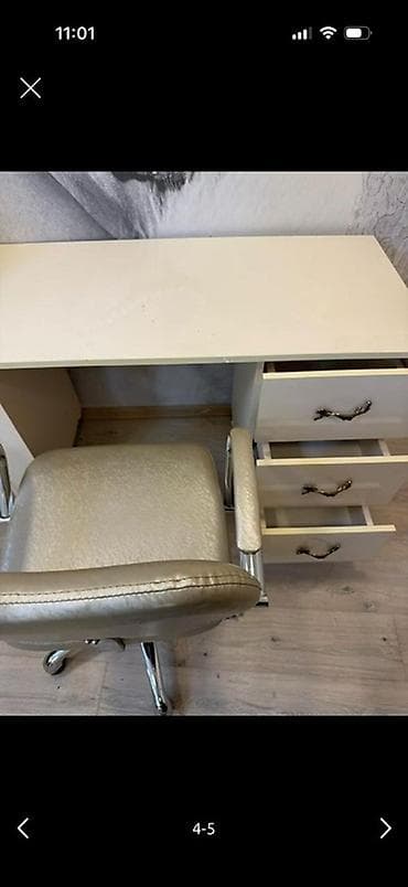 nerjavik stol: Satılır: Gözəllik/saç salonu üçün mebel dəsti - 2 ədəd salon kreslosu — 4