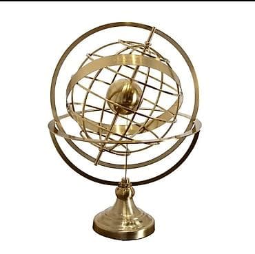 Qızılı qlobus.suvenır. paslanmaz Polad metal. yenıdır. Qutusu