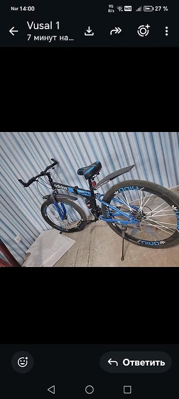 velosiped kameri: Velosiped – şəhər və yüngül off-road üçünty - Rəng: mavi-qara — 1