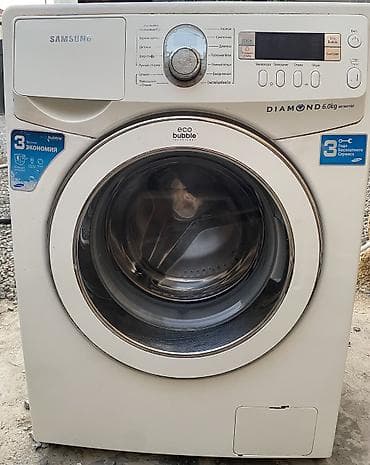komputer korpusu: Paltaryuyan maşın Samsung, 6 kq, İşlənmiş, Avtomat, Qurutmasız, Kredit yoxdur, Ödənişli çatdırılma — 1