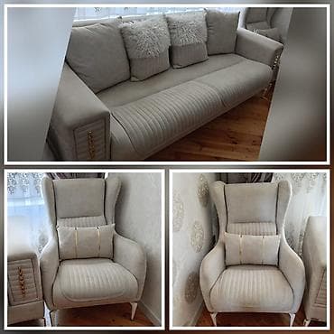 gence mebel instagram: Divan dəsti 950azn. Açılan bazali çox keyfiyyətli divan iki kreslo — 1