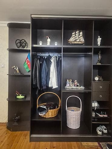 ucuz dolab: Qarderob/dolab – tünd rəngli, çoxfunksiyalı - Material: ağac əsaslı — 1