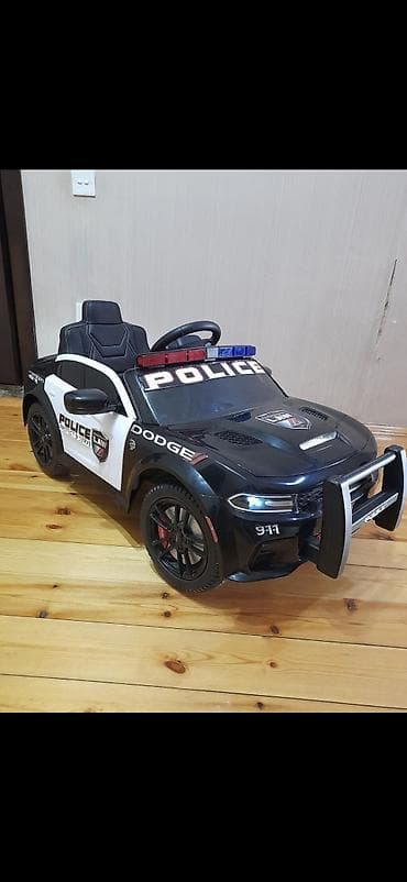 dodge charger: Uşaq üçün elektrikli polis maşını – Dodge üslubunda - Model: Polis — 2