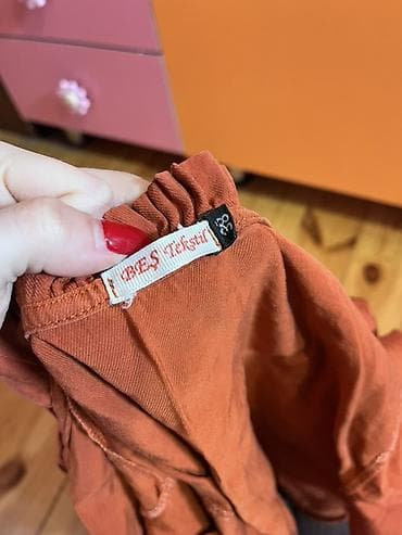 alt geyimler: Qadın köynəyi – OBEIS Tekstil, ölçü: 36 - Rəng: tünd terrakota/pas — 4