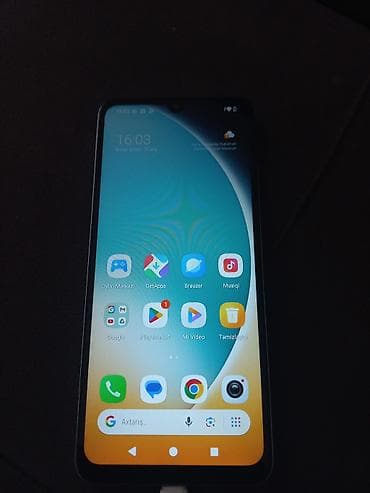 Poco C71, 128 GB, rəng - Göy, Barmaq izi — 1