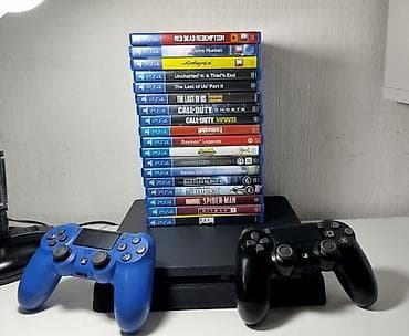 redmi 9c screen: PlayStation 4 Slim konsolu və 2 ədəd DualShock 4 pultu ve 36 oyunla — 1