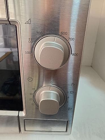 Mikrodalğalı sobalar: Mikrodalğalı soba Samsung, Ayrıca dayanan, Mikrodalğalar ilə, rəng - Gümüşü, İşlənmiş — 3