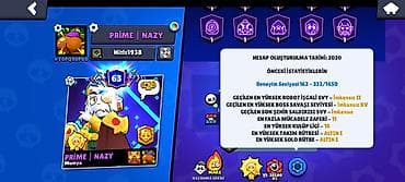 android oyun klub: Brawl Stars oyunu üçün yüksək səviyyəli hesab - Hesab adı: PRİME | — 1
