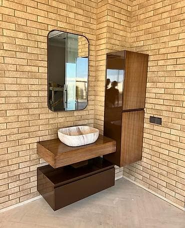 Sifarişlə ev mebeli: Hamam üçün, Siyirməli, Güzgülü — 2