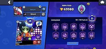 don geyim: Brawl Stars hesabı – yüksək kuboklu və zəngin kosmetik kolleksiya - — 1