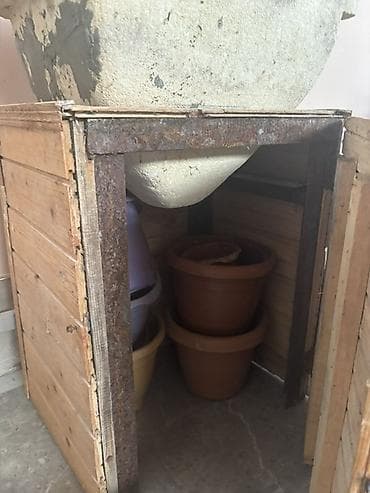 все для дома: Taxta korpuslu, üst hissəsində iri dərin çanağı olan əlüzyuyan — 3