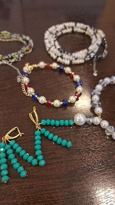 Sifariṣlə hazirlanir.Bəyəndiyiniz zərif qolbaq və sırğa dəsti Məhsul — 1