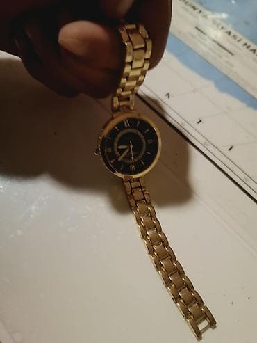 Смарт браслеты: Наручные часы, Quartz, цвет - Золотой — 4