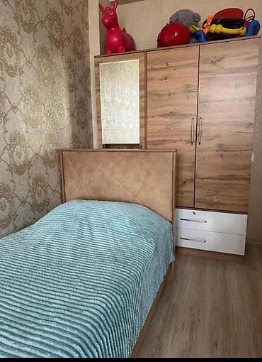 Uşaq/yeniyetmə otağı üçün mebel dəsti Usaq carpayisi + Temiz ortapedik — 2