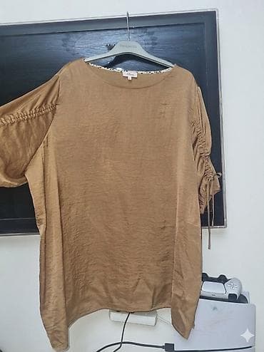cins etekler: S.Oliver qadın köynəyi/bluzası natural ipeydendi 48 50.olcu uygundu — 2