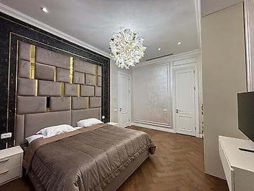 Mənzillər: İcarəyə verilir 4 otaqlı yeni tikili 165 m², Ağ şəhər q. Kateqoriya — 5