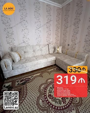 saloglu qiymetler: Künc divan, Açılan, Bazalı, Şəhərdaxili pulsuz çatdırılma — 1