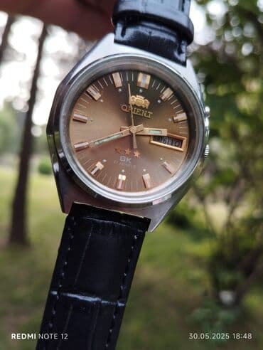 купить часы orient: Б/у, Наручные часы, Orient, цвет - Золотой — 3