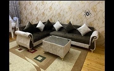 bahar qizi: Künc divan dəsti – müxtəlif rəng və dizaynlarda - L formalı künc — 2