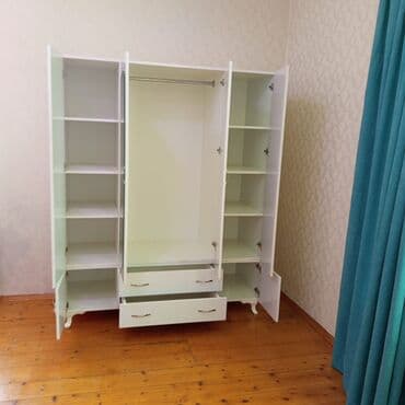 балконный шкаф: Yeni, Açılan, 4 qapılı Düz dolab, Dolab-asılqan, Azərbaycan — 29