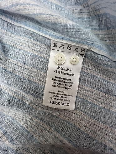 Рубашки: Мужская рубашка, M, цвет - Голубой — 4