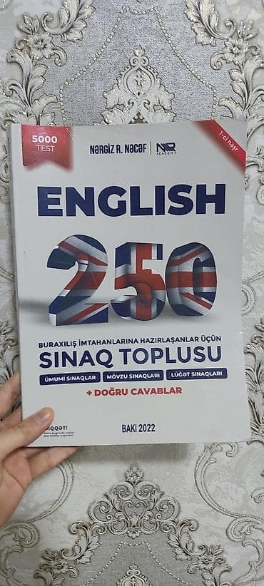 kitab: Məhsul: English 250 – Buraxılış imtahanlarına hazırlaşanlar üçün sınaq — 1