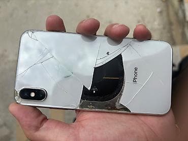 i̇phone: IPhone X, 64 GB, Ağ, Simsiz şarj, Face ID, Sənədlərlə — 7