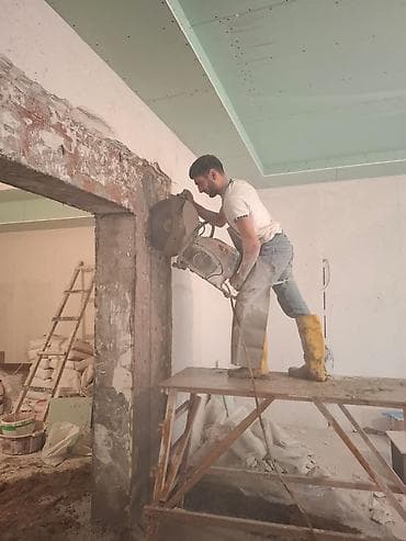 avtomatik gapi mexanizmi: Beton və dəmir-betonlarda almaz karotla deşik açma və kəsim xidməti — 6