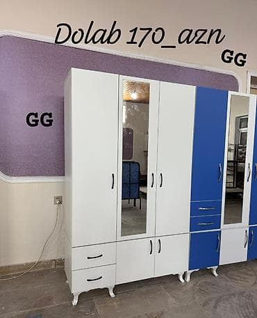 duz dolab: 3 Qapili dolab 170 azn Yeni ve Sifarişle Material Laminat💫 Ölcü — 2