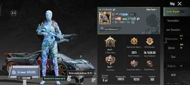 a klas: PUBG Mobile hesabı – yüksək səviyyəli, zəngin kolleksiya və nadir — 2