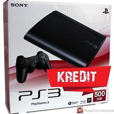 Sony PlayStation 3 (PS3) – 500 GB “KREDİT” 12 ay cemi 34 azn -