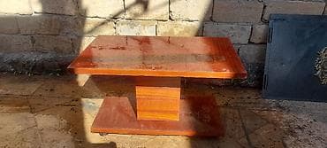 salon avadanliqi: Mebel: Aşağı profilli qəhvə/çay masası - Material: Taxta əsaslı lövhə — 3