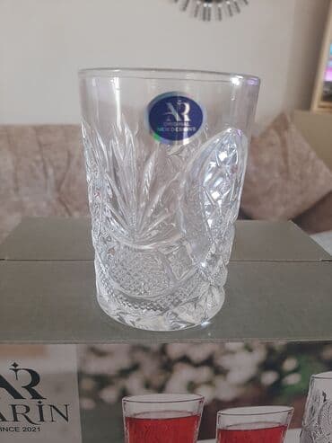 armudu stəkan neçə ml: Armudu stəkanlar, Şüşə, 6 ədədli dəst, Türkiyə — 1