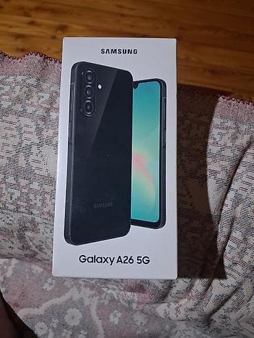 Samsung Galaxy A26 5G, 128 GB, rəng - Qara, İki sim kartlı lalafo.az -da Samsung Galaxy A26 5G, 128 GB, rəng - Qara, İki sim kartlı
