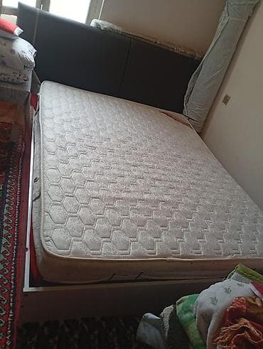 Qaldırılan baza ilə iki nəfərlik çarpayı və matras döşək lə — 1