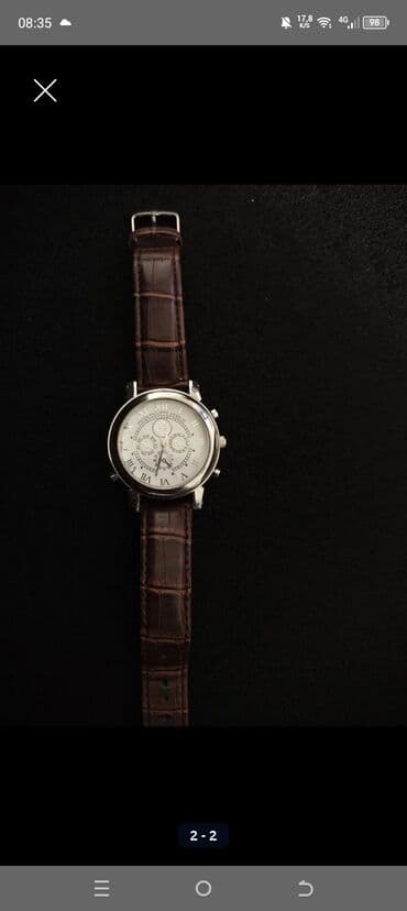 qadın qol saatları: İşlənmiş, Qol saatı, rəng - Gümüşü — 1