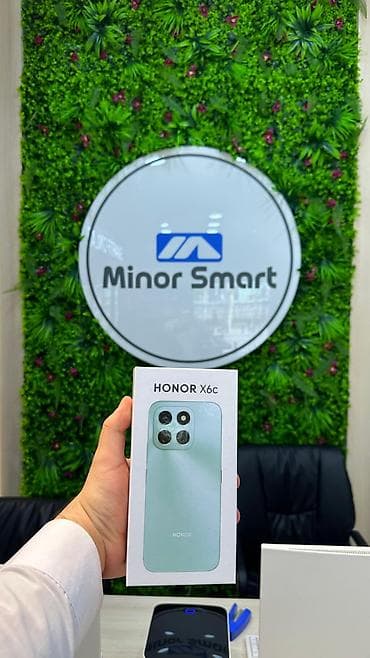 telefunlar: Honor X6c, 128 GB, rəng - Yaşıl — 1
