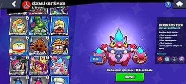 n12 pro: Brawl Stars oyun hesabı - Kupa yolu: 1918 kupa - Toplam prestij: 1 - — 3