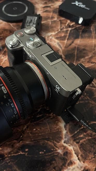 dubay varianti iphone ucuz: Sony a7c mark1 Yalniz body 8500-9000 probeq Ustunde 2 batereya + — 1