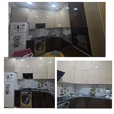 perde sumqayit: Mətbəx mebeli ideal veziyyetdedi satılır 800₼. Ölçü 3.20×2.75 — 1