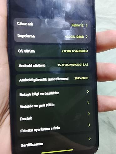 xiaomi not 11 pro: Redmi 12, 128 GB, rəng - Qara — 3