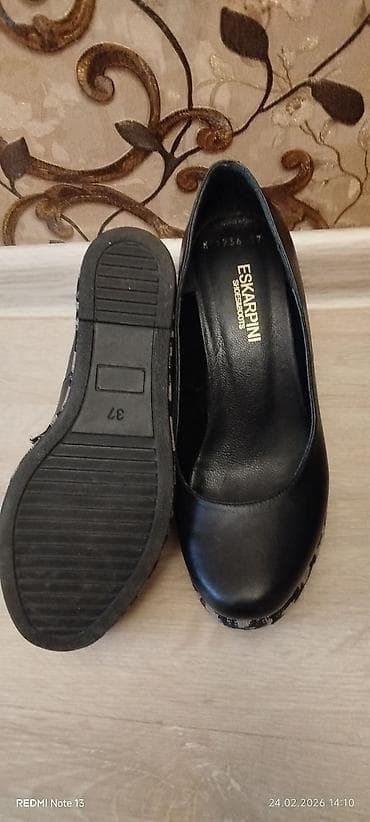 dior parfum: Qadın Platforma Ayaqqabısı – qara üst, naxışlı platforma 3 defe — 6